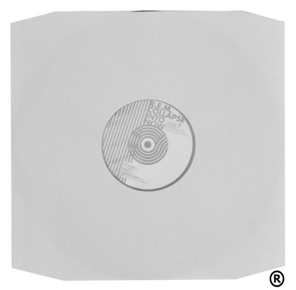 10 12" Inch White Paper Polylined Inner LP Anti-Static Record Sleeves -18285